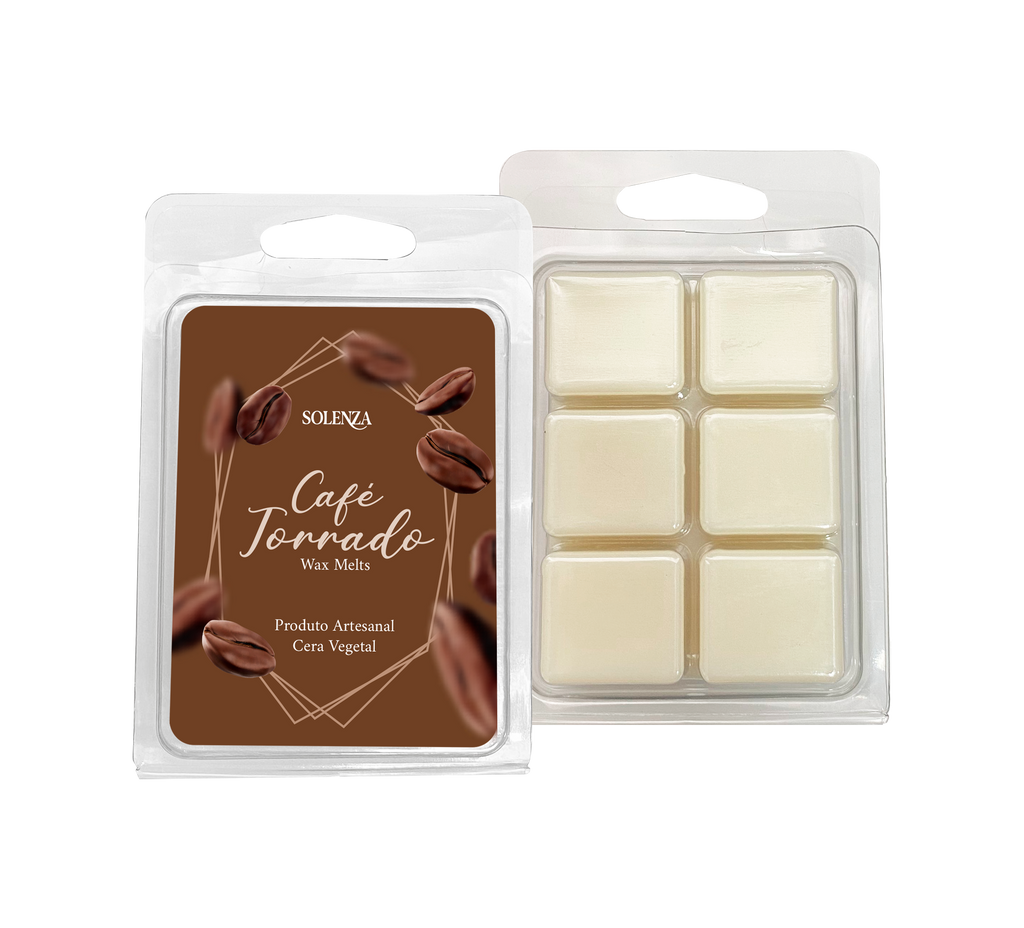 Pastilha de Cera - Wax Melt - Café Torrado - Solenza