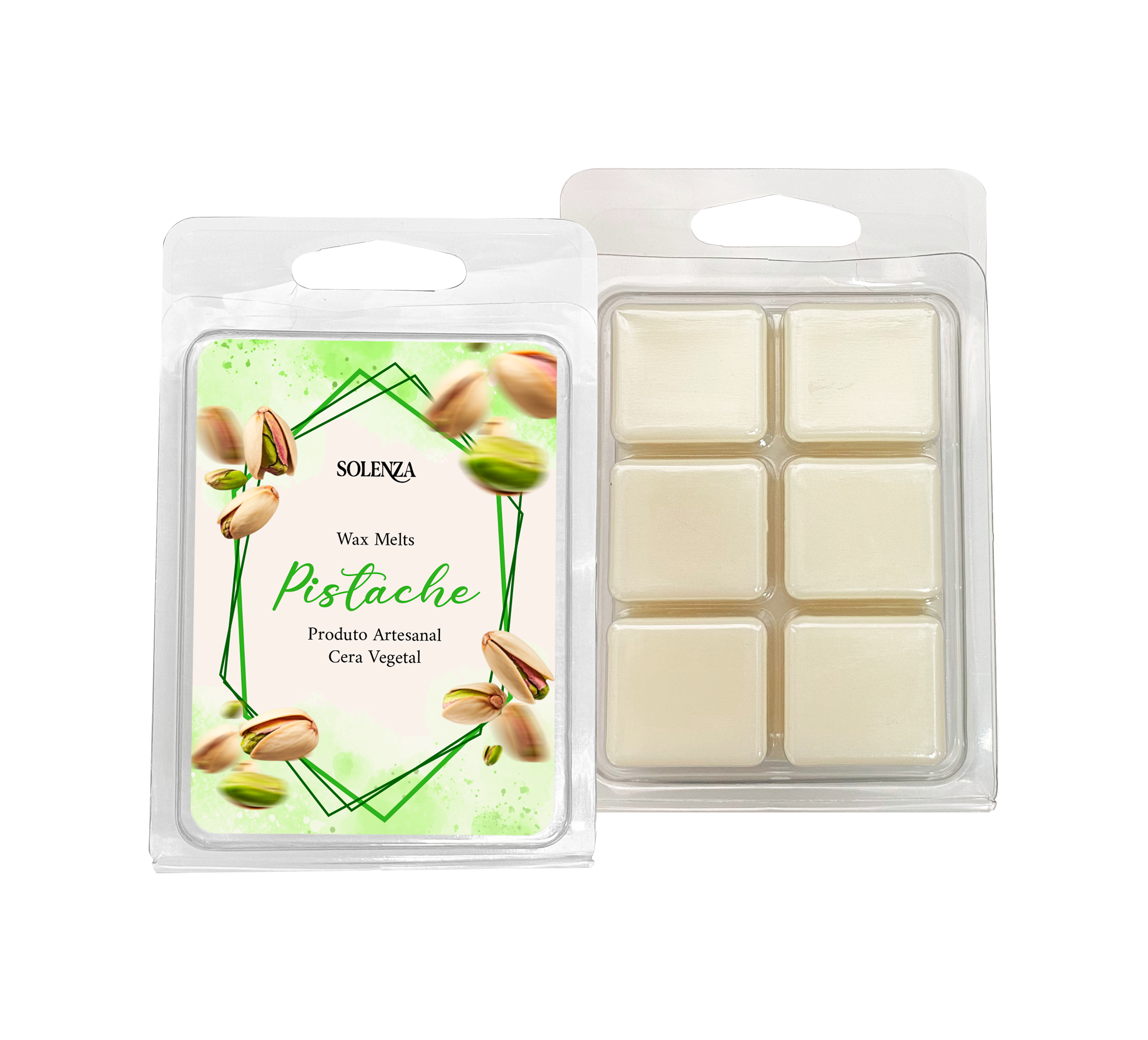 Pastilha de Cera - Wax Melt - Pistache - Solenza