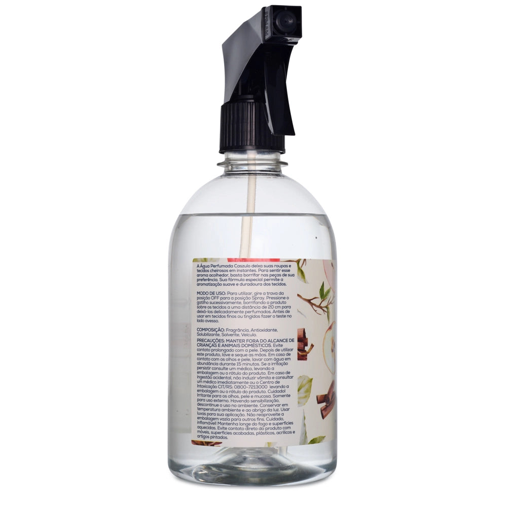 Água Perfumada Canela e Maçã Caszulo 500ml – Via Aroma