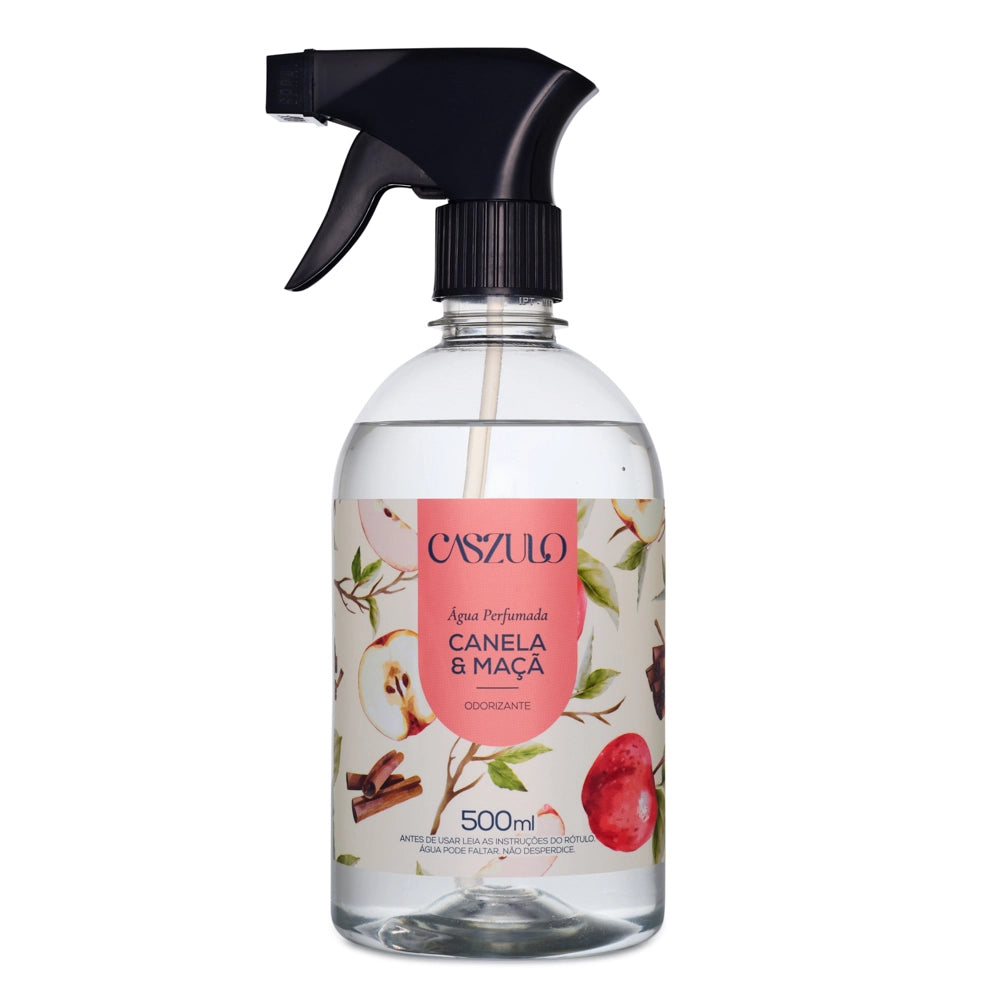Água Perfumada Canela e Maçã Caszulo 500ml – Via Aroma