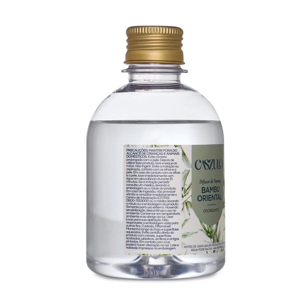 Difusor de Varetas Bambu Oriental Caszulo 250ml – Via Aroma