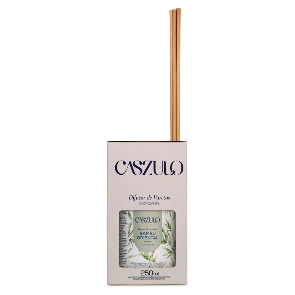 Difusor de Varetas Bambu Oriental Caszulo 250ml – Via Aroma