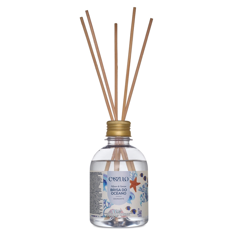 Difusor de Varetas Brisa do Oceano Caszulo 250ml – Via Aroma