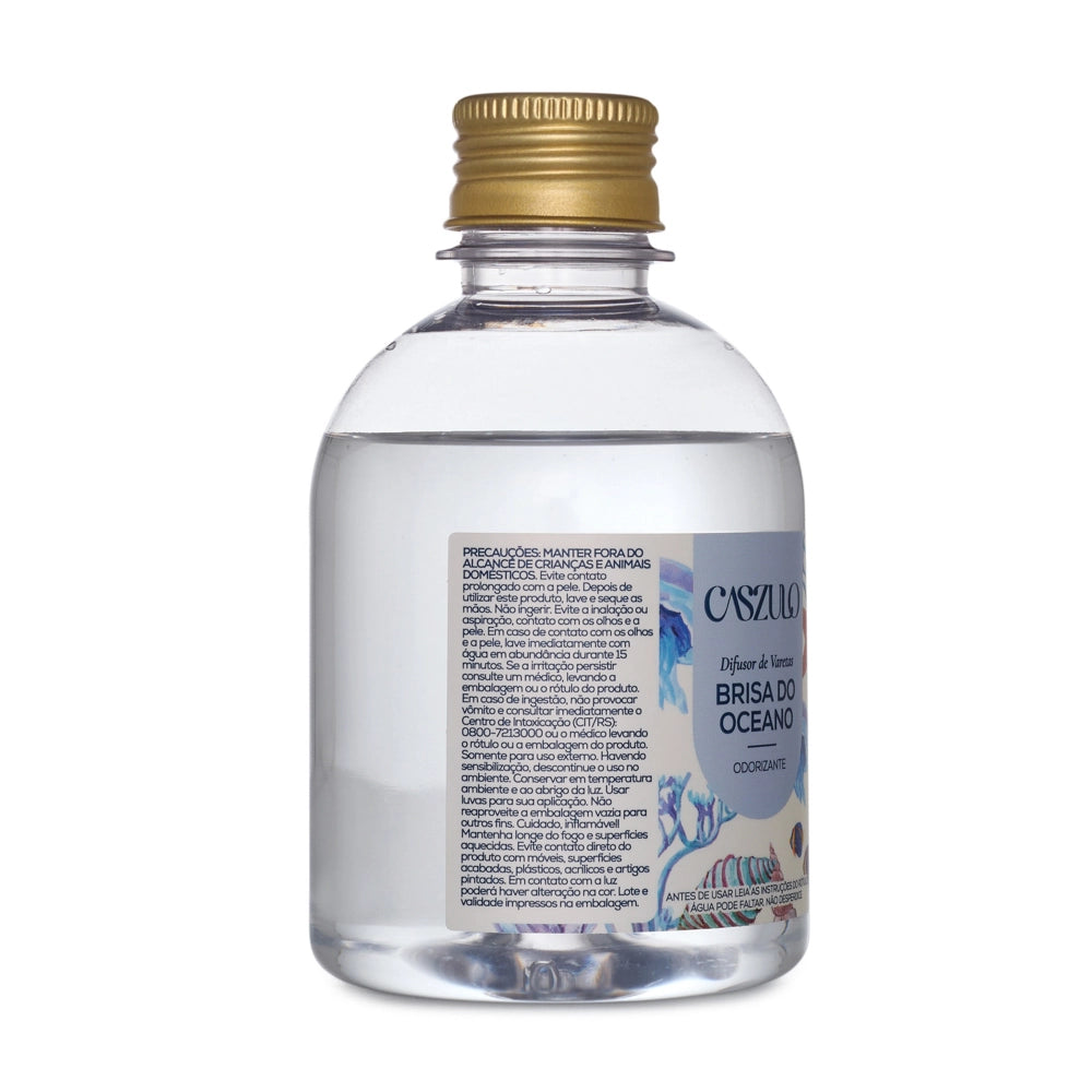 Difusor de Varetas Brisa do Oceano Caszulo 250ml – Via Aroma