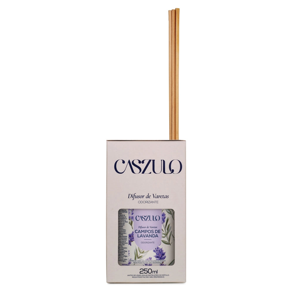 Difusor de Varetas Campos de Lavanda Caszulo 250ml – Via Aroma