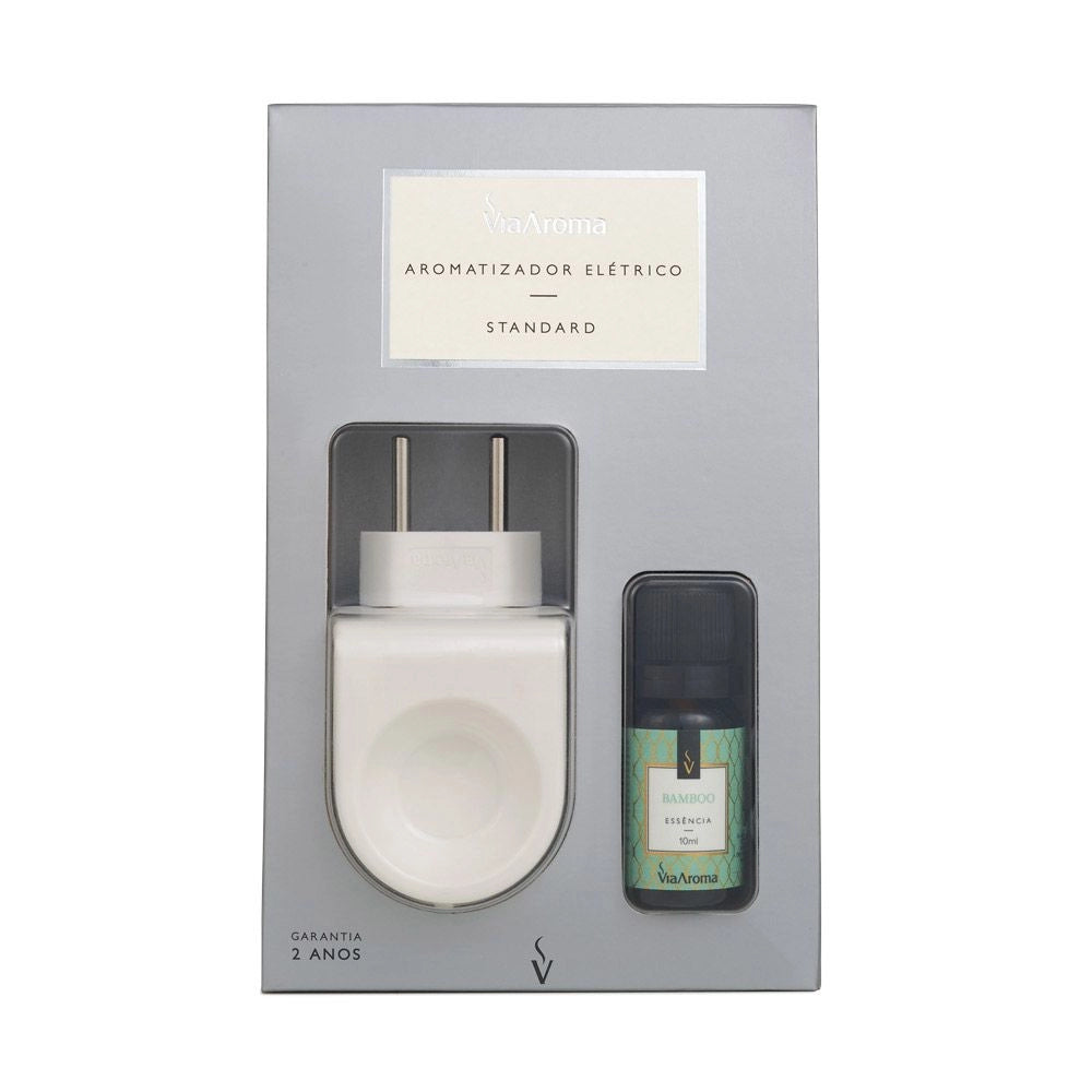 Difusor Aromatizador Standard + Essência Bamboo Via Aroma 10ml