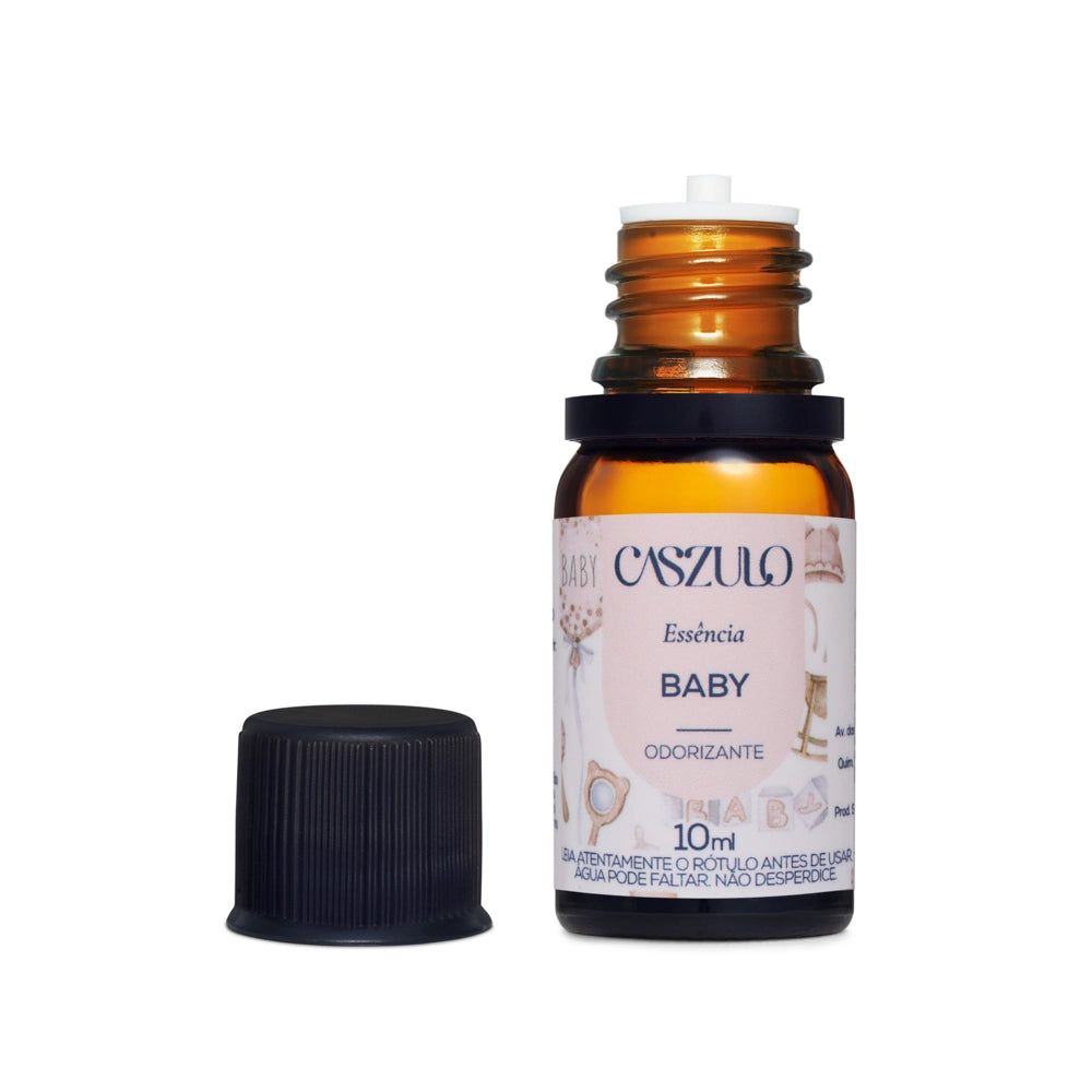 Essência baby Caszulo 10ml Via Aroma fragrância suave para ambiente
