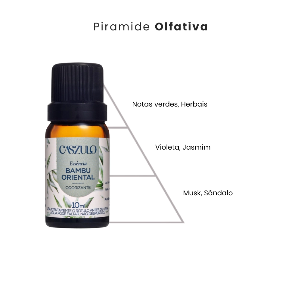 Essência Via Aroma bambu oriental Caszulo 10ml aromatizador de ambiente