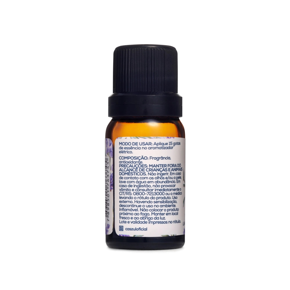Essência campos de lavanda Caszulo 10ml Via Aroma fragrância floral para casa