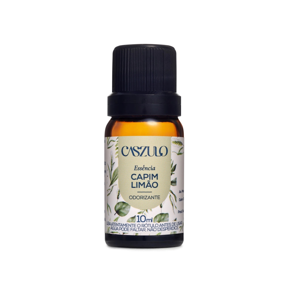 Essência capim limão Caszulo 10ml Via Aroma para difusor elétrico