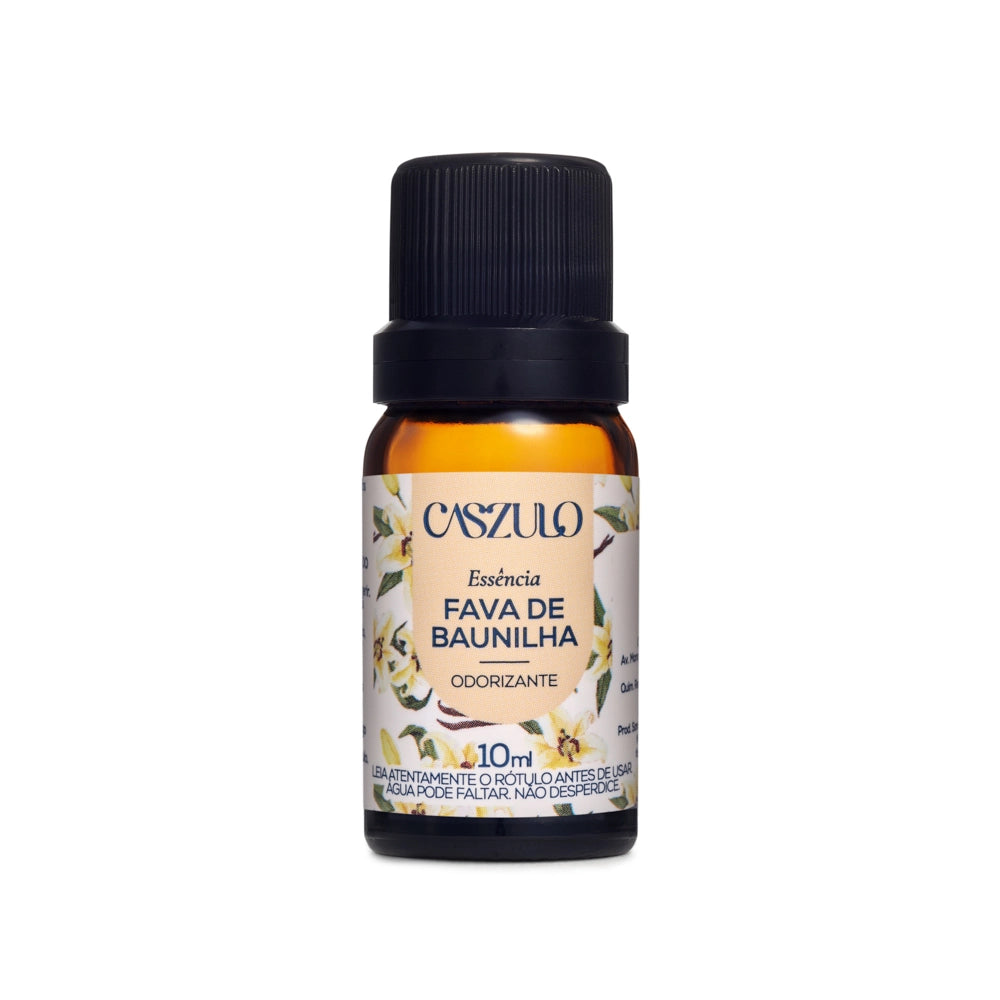Essência fava de baunilha Caszulo 10ml Via Aroma para difusor elétrico