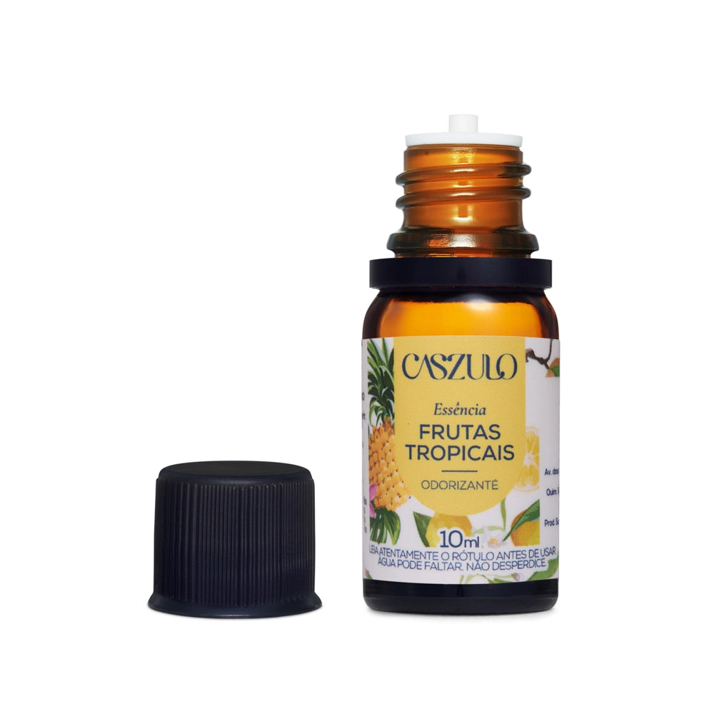 Essência frutas tropicais Caszulo 10ml Via Aroma fragrância frutada para casa