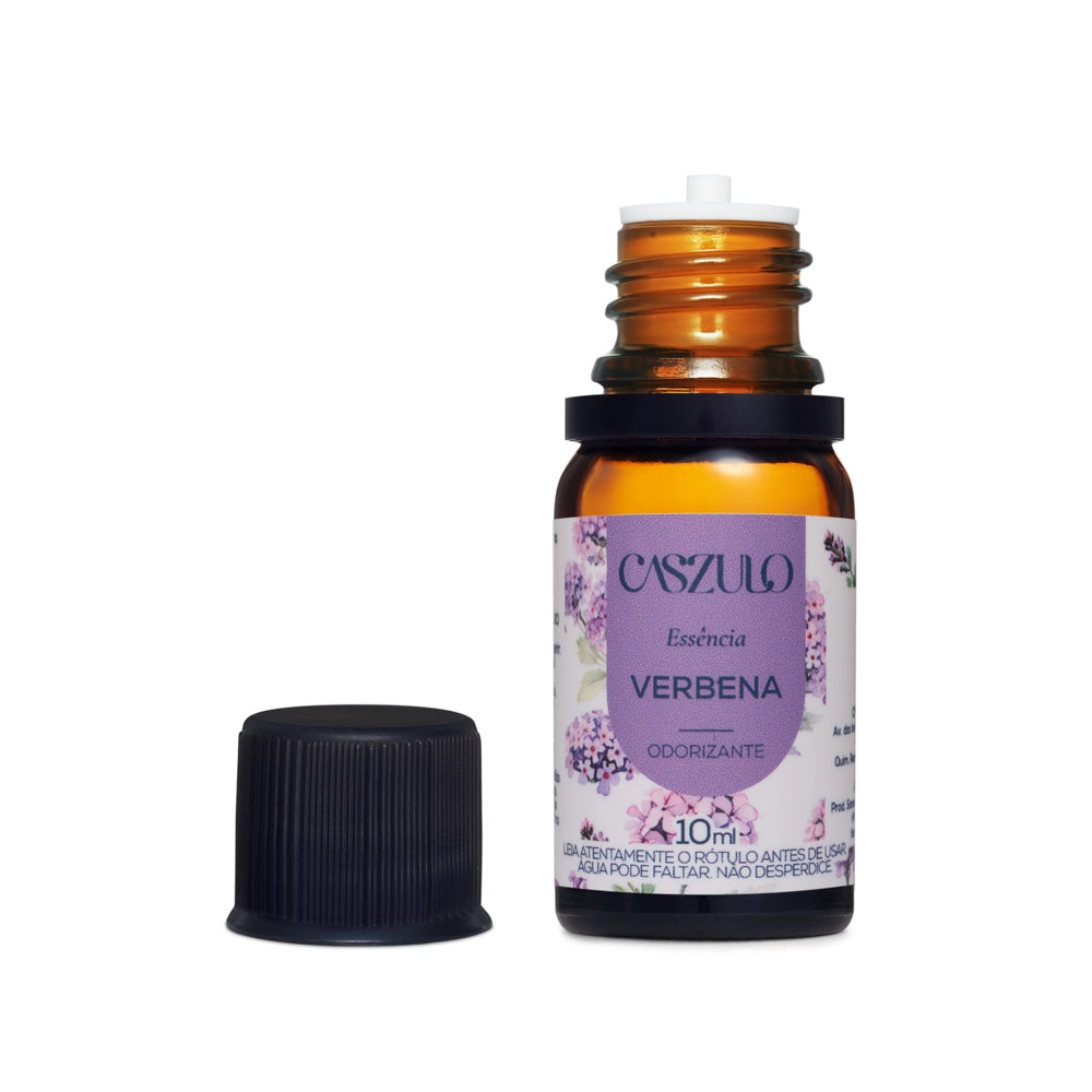 Essência verbena Caszulo 10ml Via Aroma fragrância fresca para casa