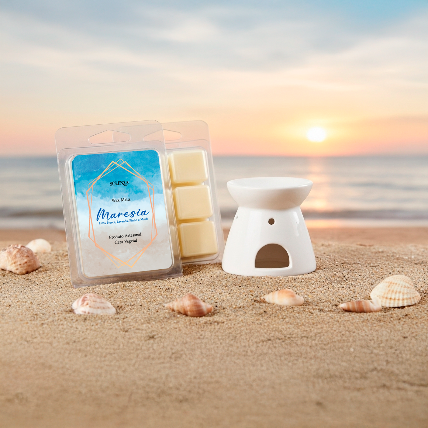 Pastilha de Cera - Wax Melt - Maresia - Solenza